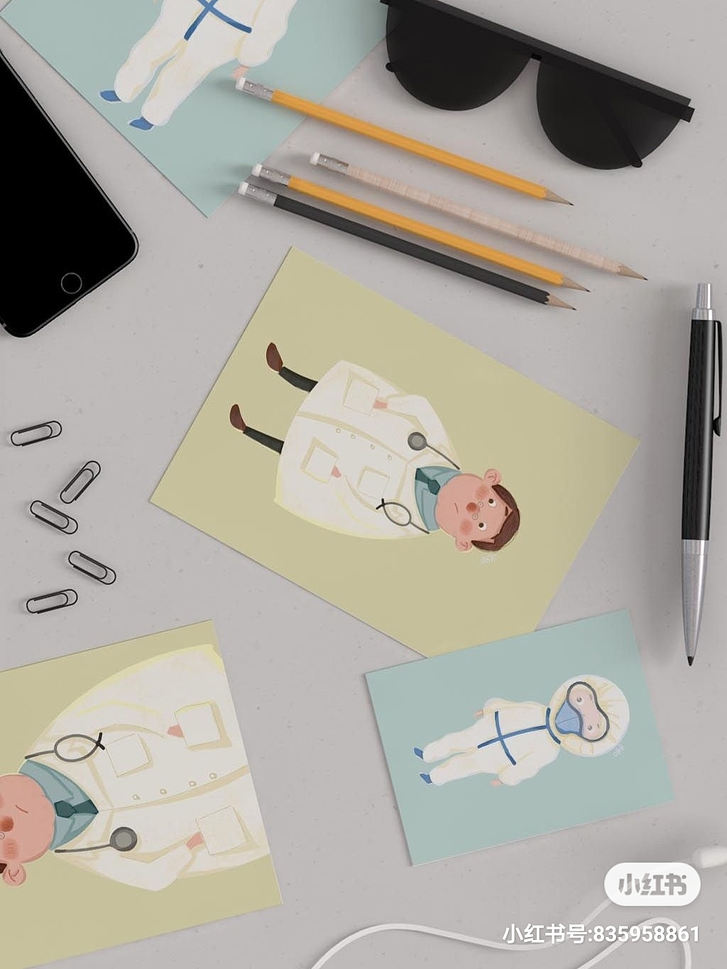 原创医生形象小人物