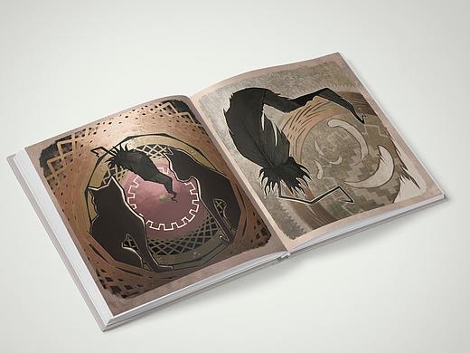 【黑靡】 意识流插画书创作（个人主页-ZMjY5NDc4MjA=） - 绘本 - 站酷设计师特木尔W原创素材 - 站酷ZCOOL