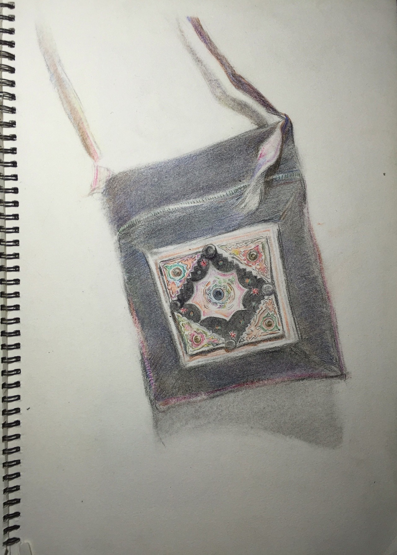 黔东南写生苗绣线条临摹