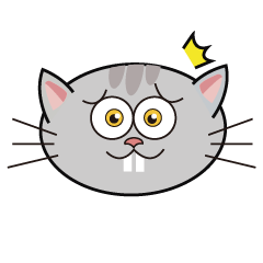 卡通表情包一只逗乐的猫,带走它微信搜索也可找到哦!