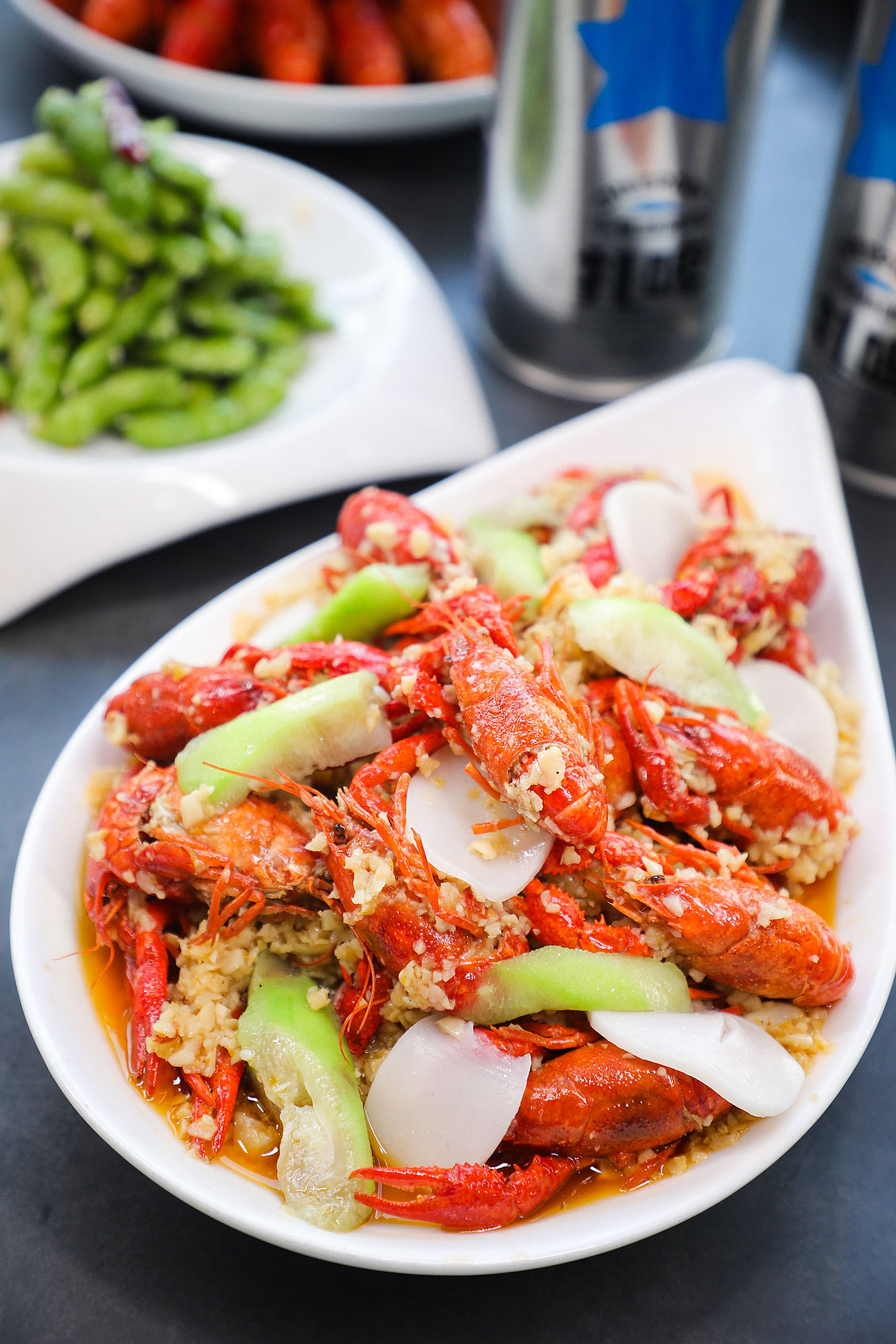 实体店龙虾拍摄