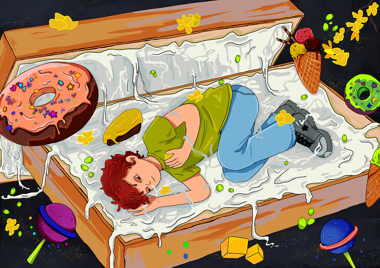 个人用途                          溺死在甜品中的人-逃避的灵魂