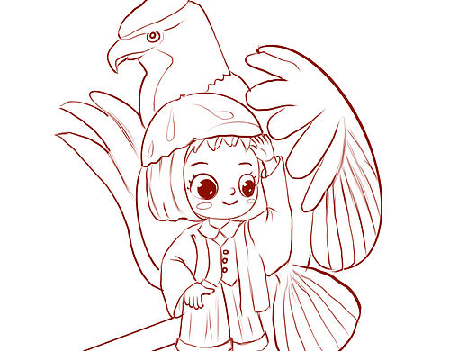 百炼小人，鸟和人