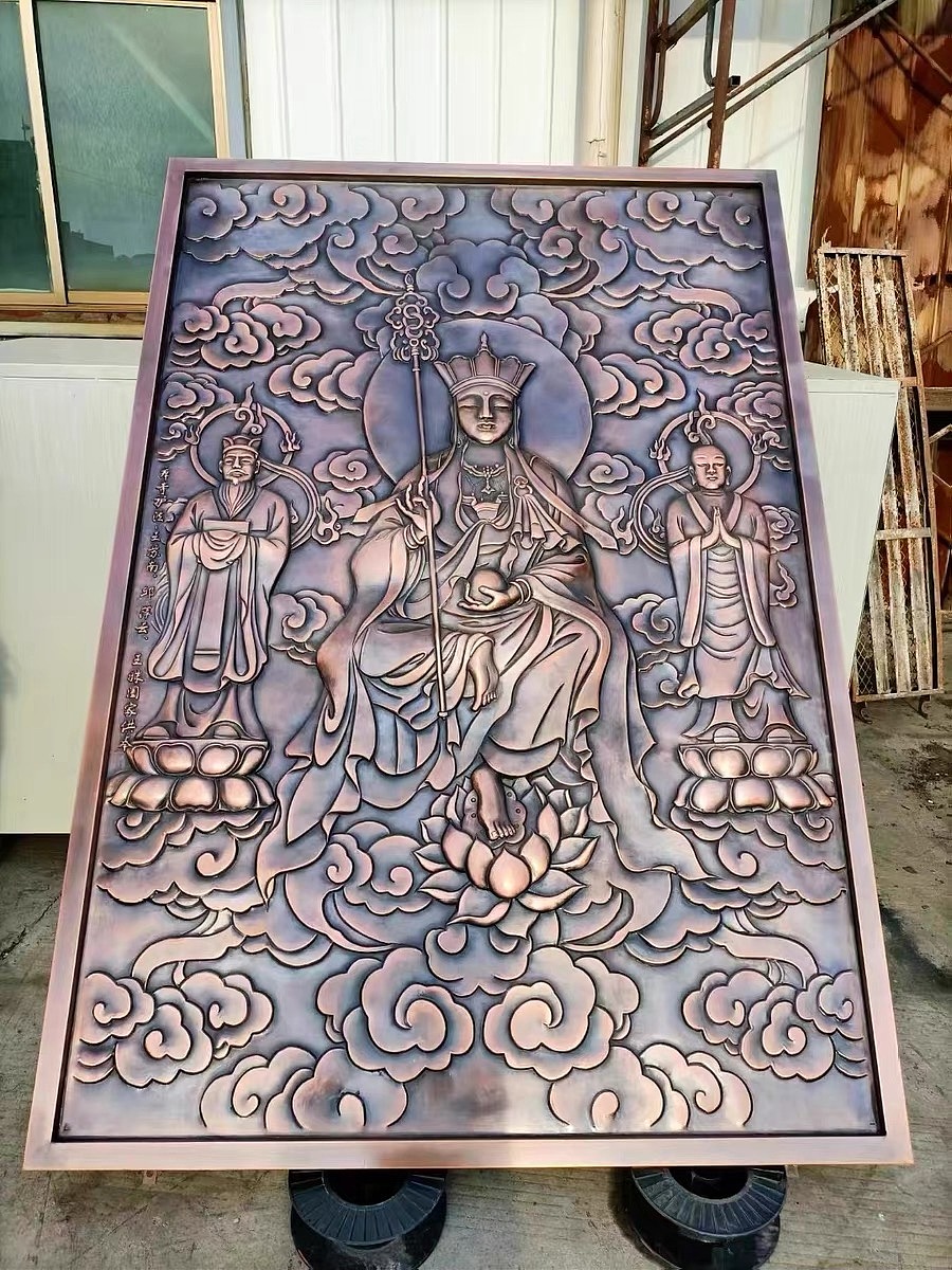 寺庙礼佛文化浮雕设计公司