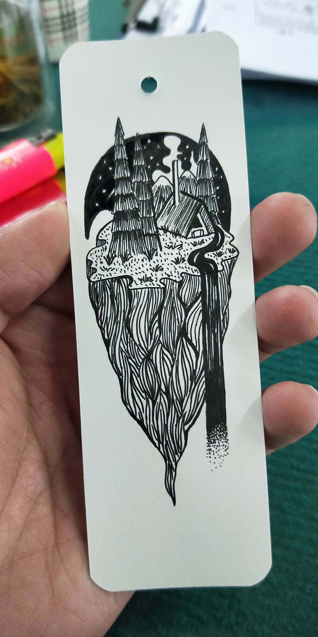 书签插画小练习