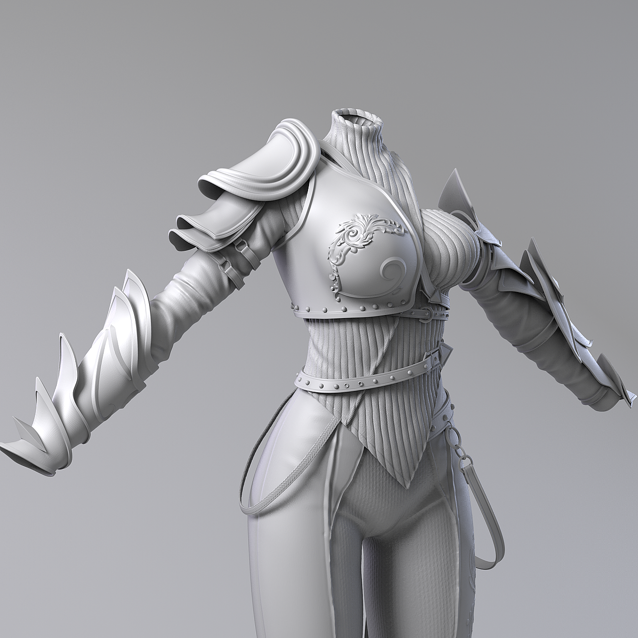 3d角色服装学习（图ZMTc5ODExODAw） - 人物/生物 - 站酷设计师晶晶回来啦原创素材 - 站酷ZCOOL