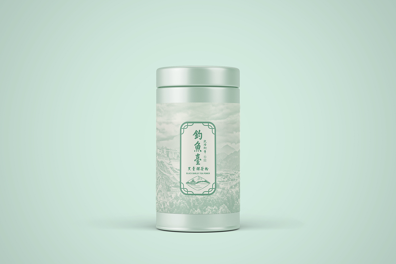 黑青稞茶包装设计