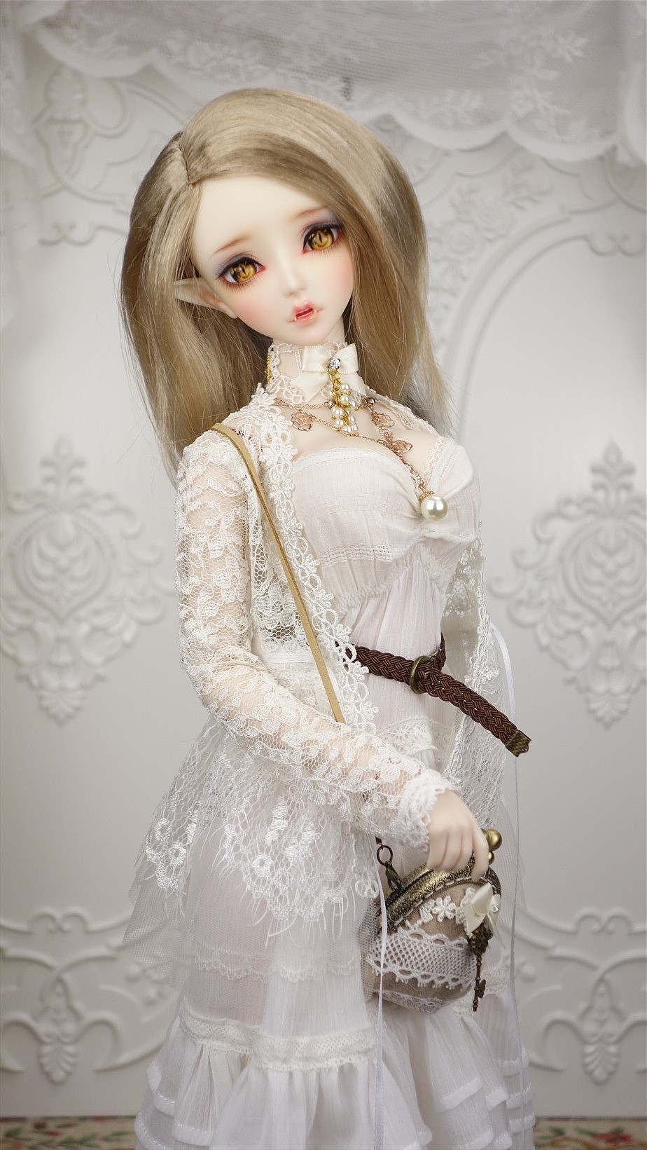 吸血鬼 lisa 三分bjd娃娃 头雕&胸台 3d建模,3d打印原型制作