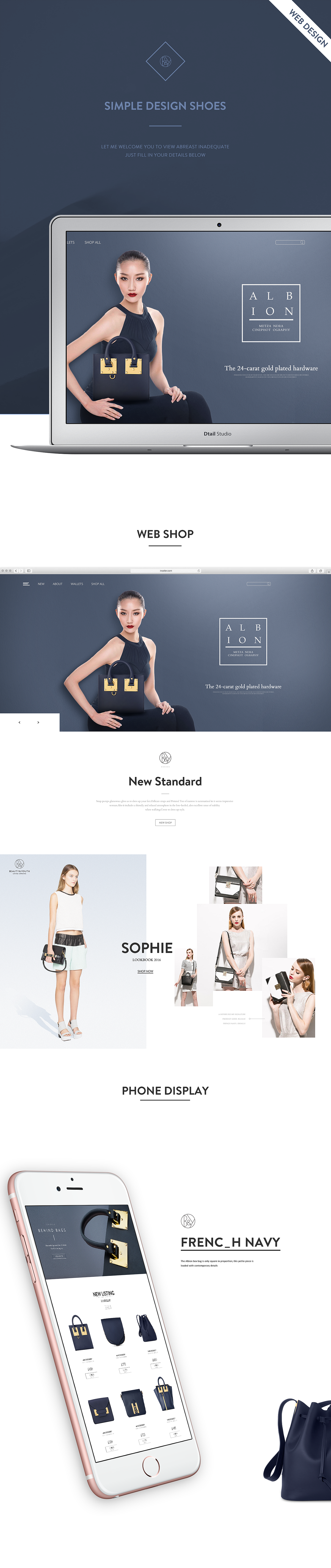 2016 WEB DESIGN 简洁女包首页（图ZNDIyMjI5MjA=） - 企业官网 - 站酷设计师pkpkpk原创素材 - 站酷ZCOOL