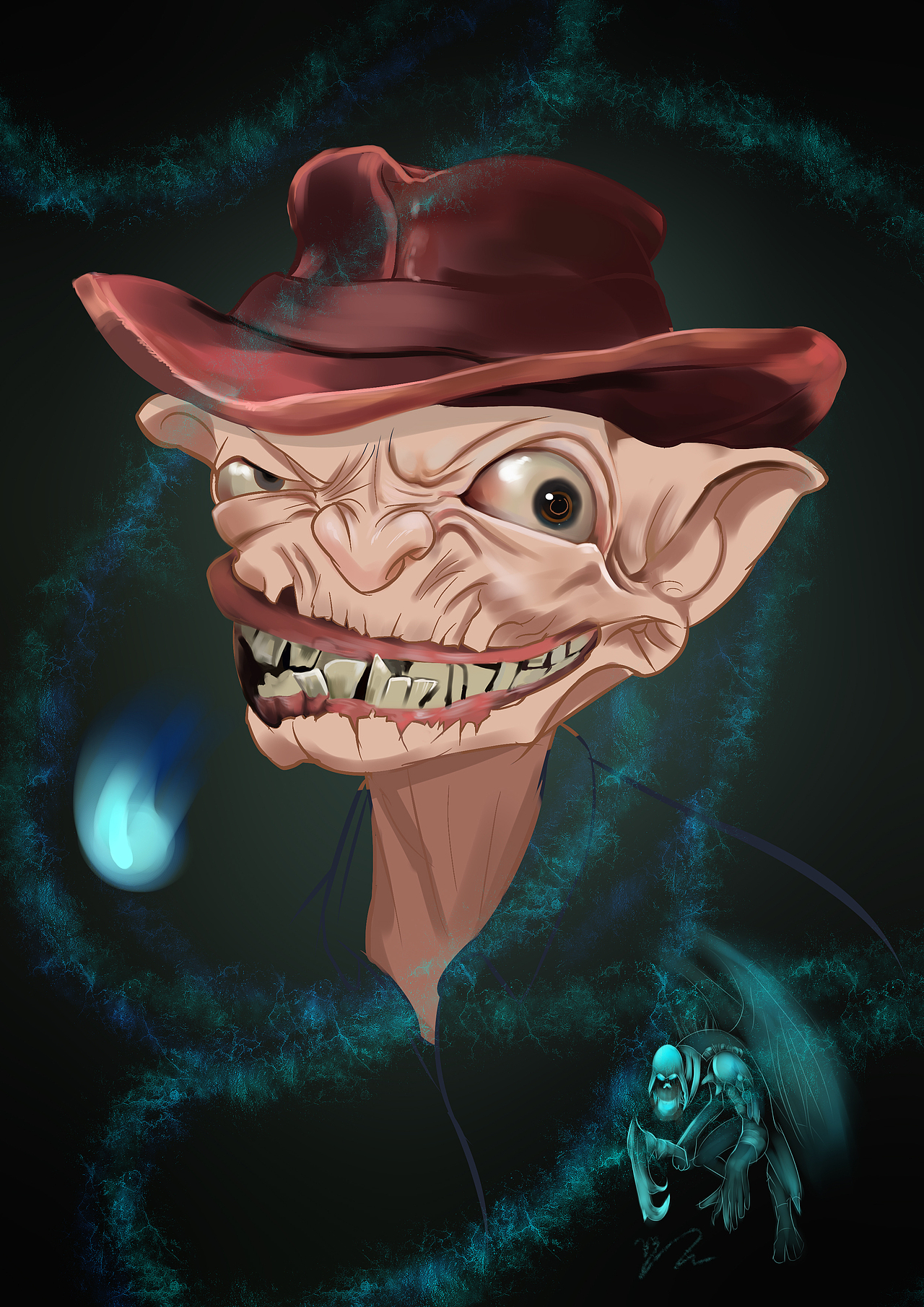 小丑人|插画|创作习作|重庆墙绘 - 原创作品 - 站酷 (zcool)