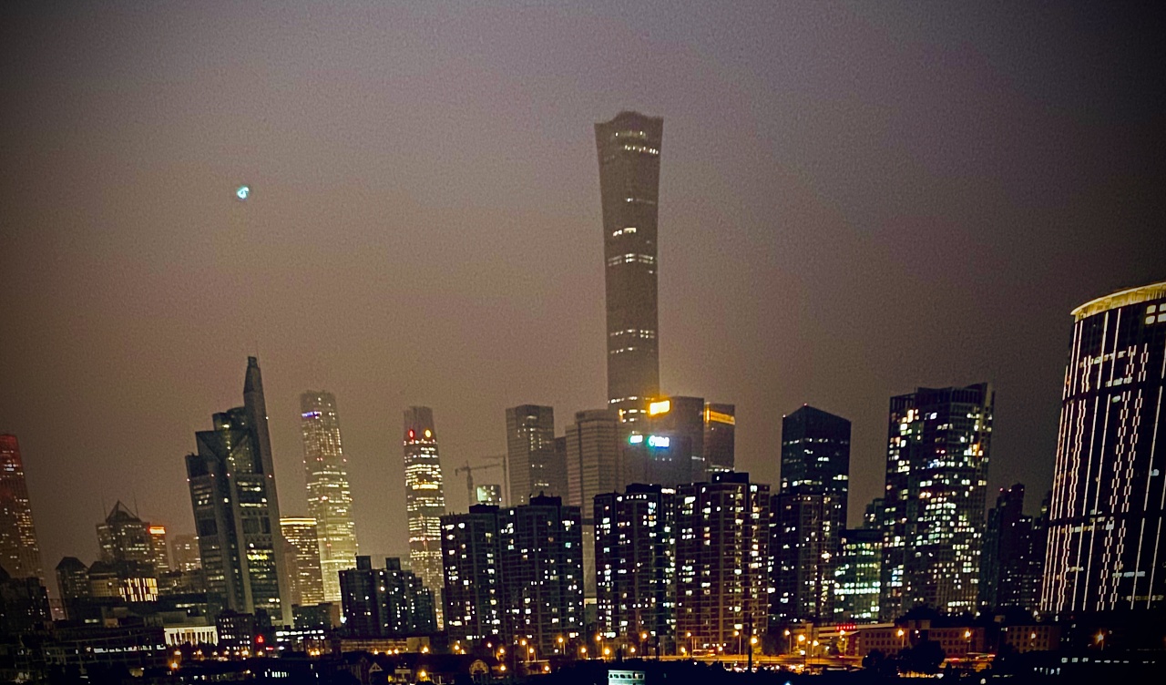 夜晚的北京