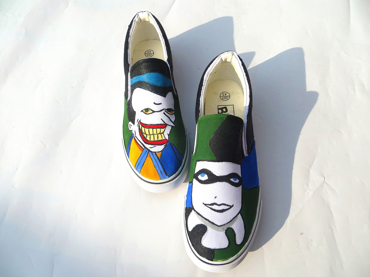 纯手绘 个性来图定制 手绘鞋