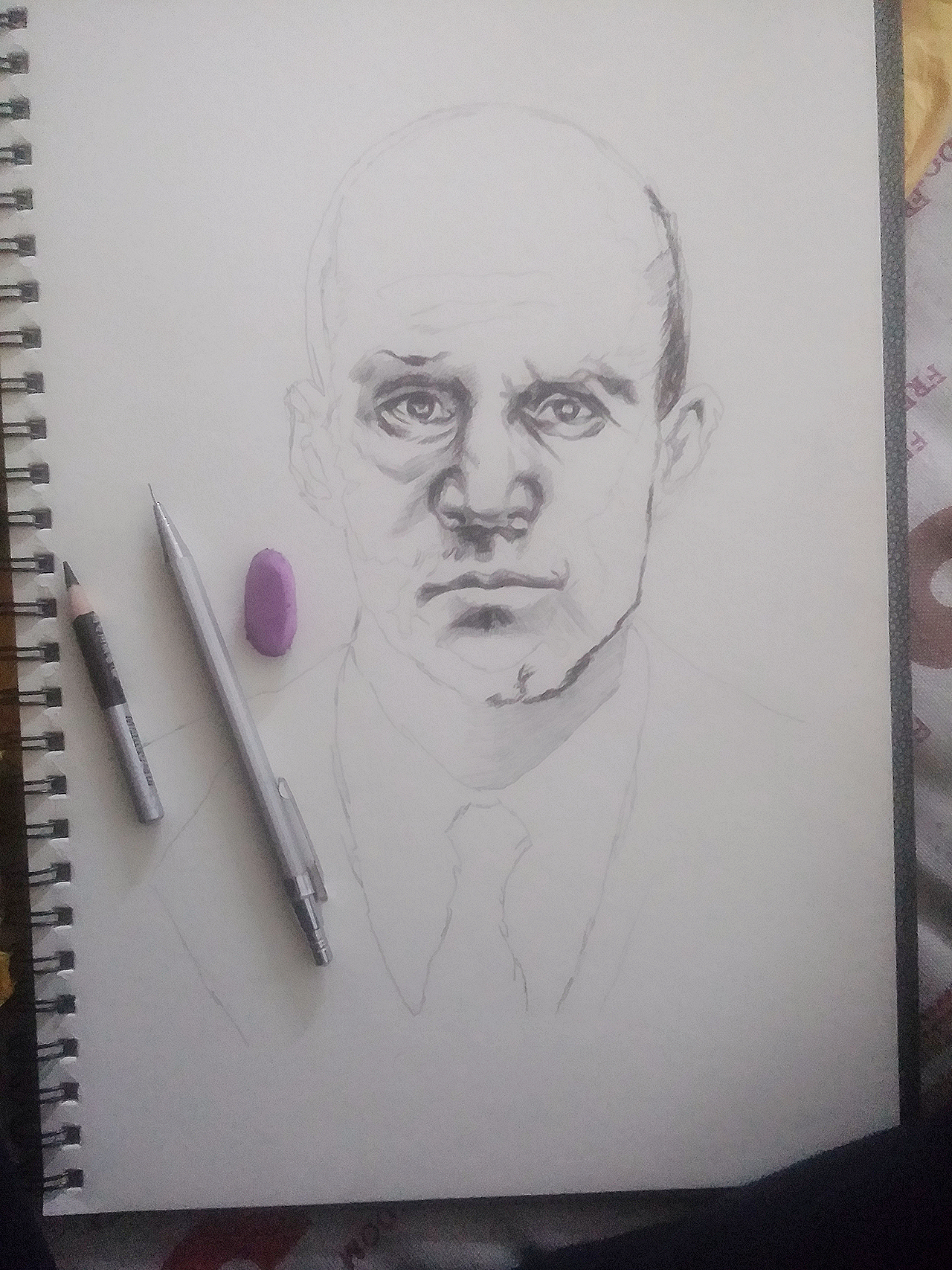 素描"杰森·斯坦森"|纯艺术|绘画|主君_原创作品-站酷zcool