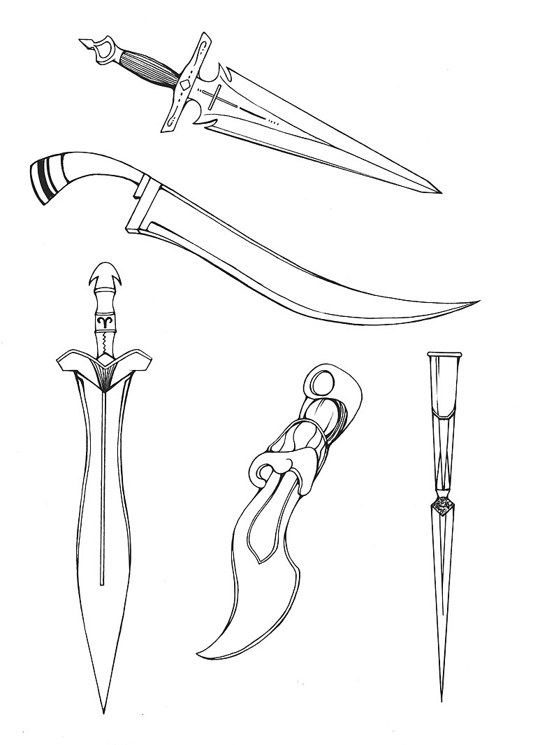 一些小物品的铅笔线稿