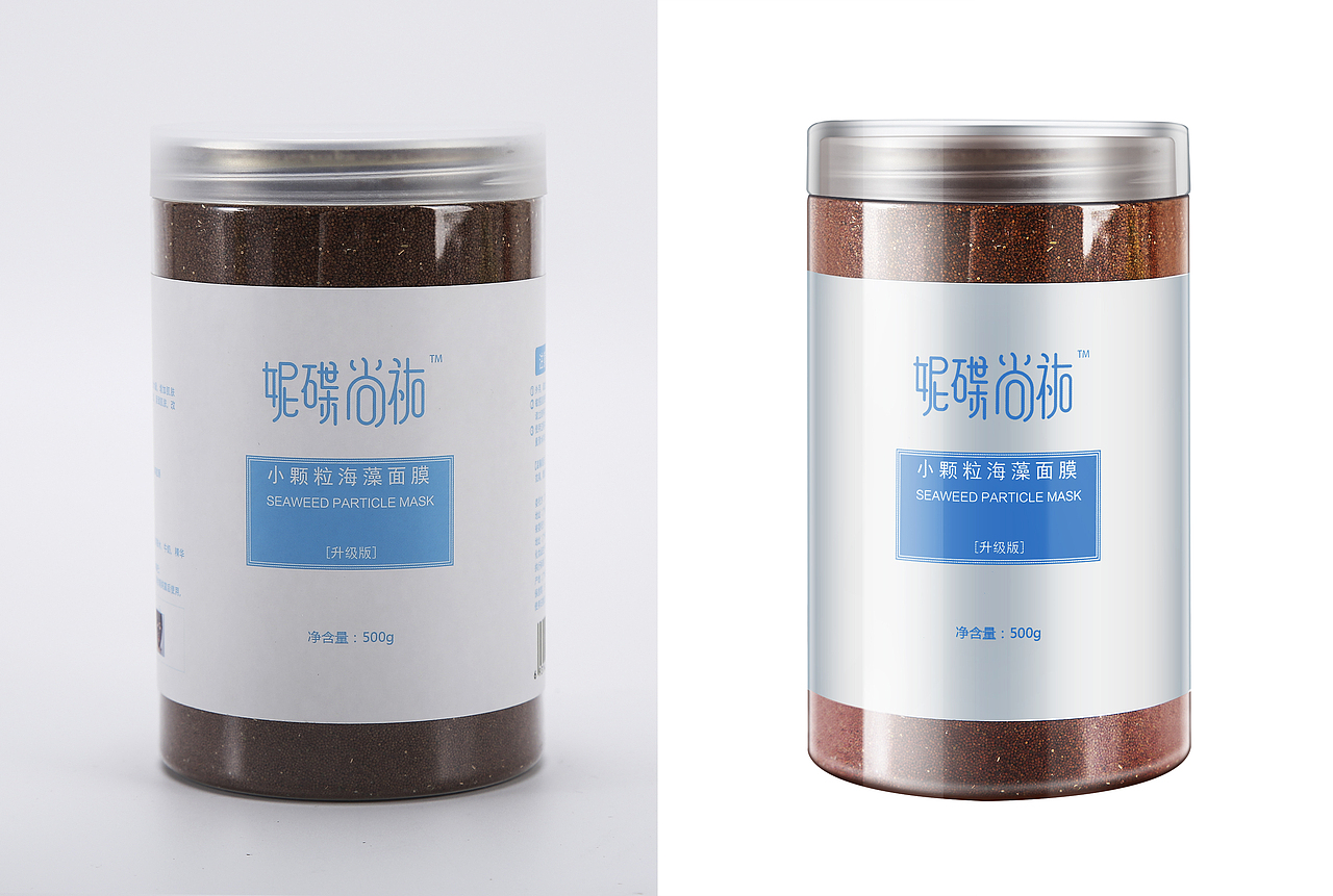 瓶装海藻颗粒面膜精修