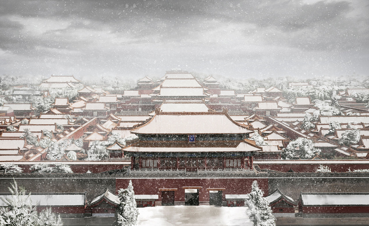 古风修图练习 图源 蝈蝈小姐