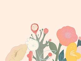 好少女的一張，依然是植物插畫(huà)