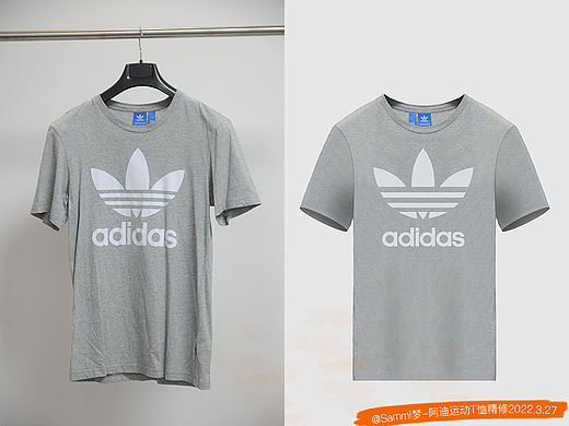 阿迪运动T恤精修LX2022.3.27