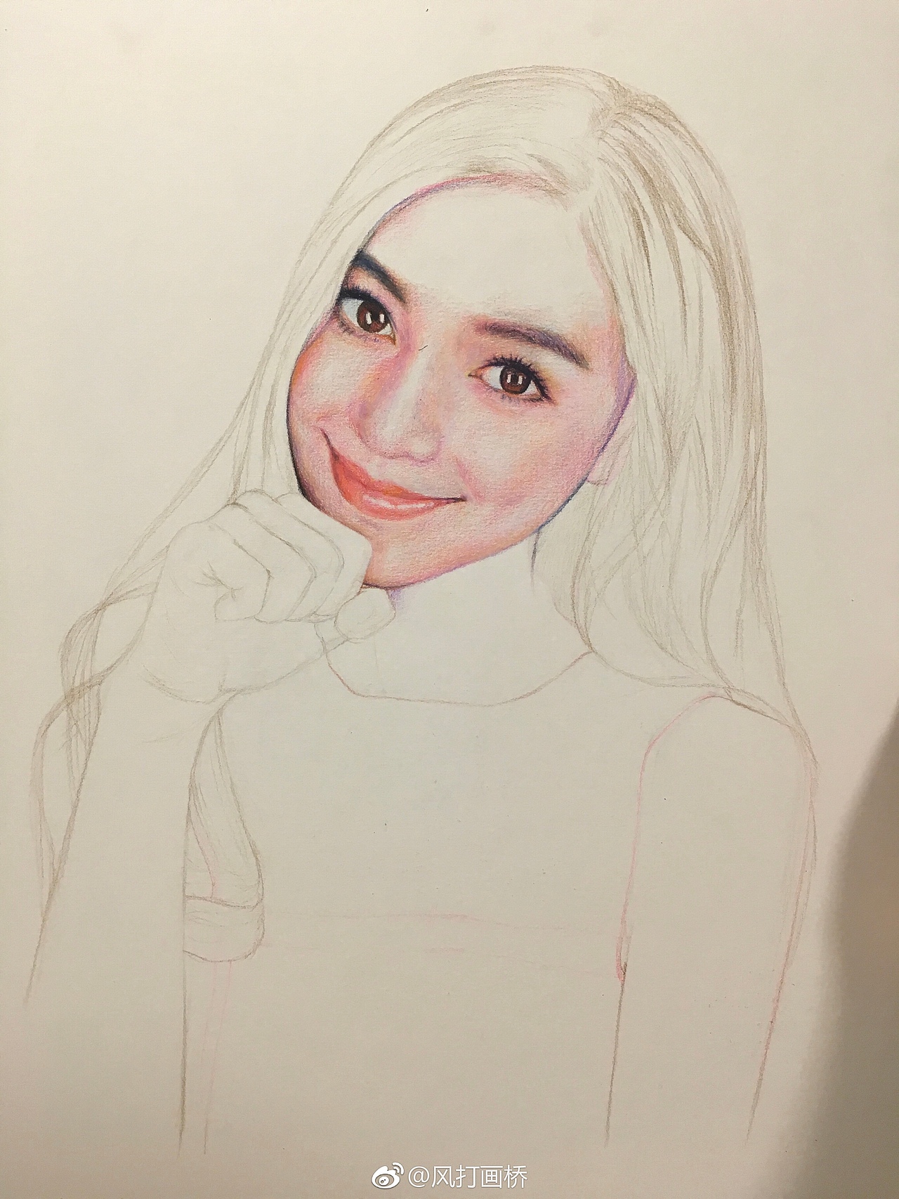 Angelababy（杨颖）（图ZMTMwMTY2Mjg0） - 绘画 - 站酷设计师风打画桥原创素材 - 站酷ZCOOL