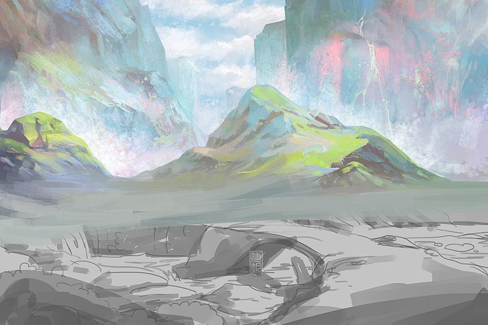 心有山河，自有色。（图ZMjQyNzg1NDQ0） - 创作习作 - 站酷设计师建帆原创素材 - 站酷ZCOOL