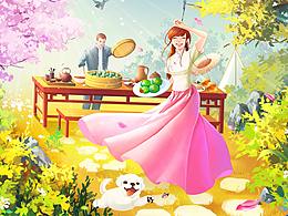 邹三和品牌插画合集