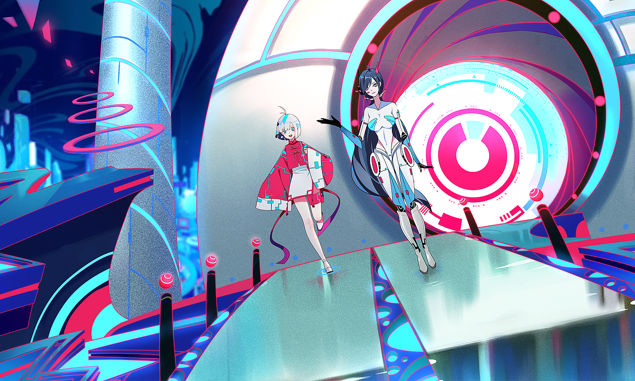 QQ JOY波洞星球电波之夜动画全流程| NIX&腾讯（图ZMTQ2MDgwNjk2） - Motion Graphic - 站酷设计师NIXstudio原创素材 - 站酷ZCOOL