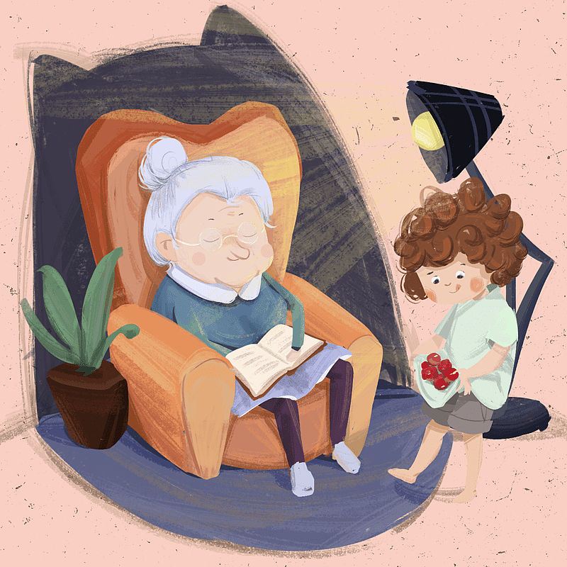 儿童伴读音频专辑封面（图ZMjUzODg4Mjky） - 儿童插画 - 站酷设计师傅肆叁原创素材 - 站酷ZCOOL