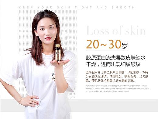 胶原蛋白产品宣传海报