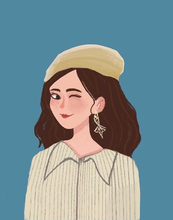 人物头像插画（图ZMjE1MzQ0Nzgw） - 商业插画 - 站酷设计师球小姐原创素材 - 站酷ZCOOL