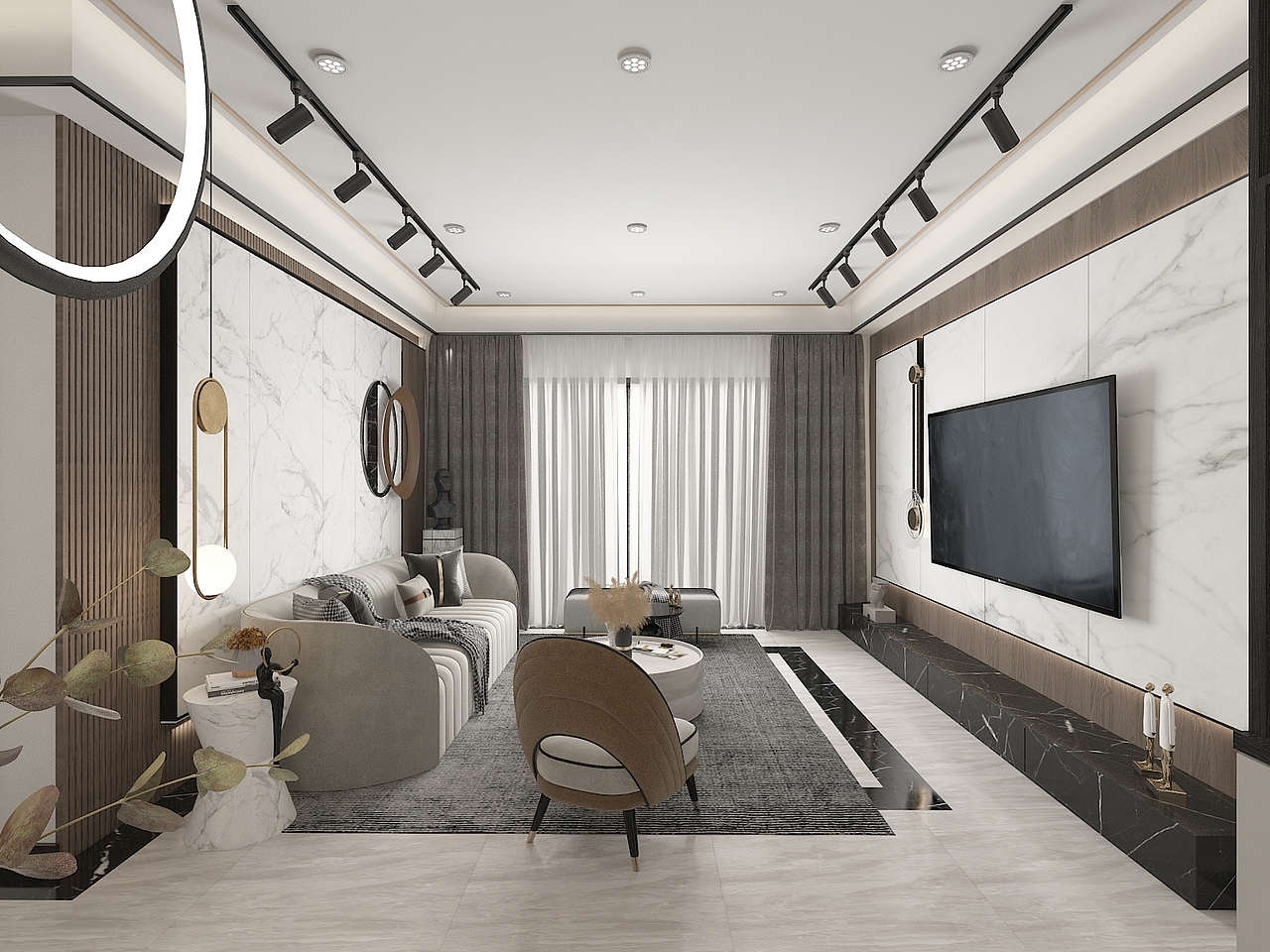 室內(nèi)設(shè)計(jì) 輕奢風(fēng)格（圖ZMjM0MjMyNDky） - 家裝設(shè)計(jì) - 站酷設(shè)計(jì)師Moon設(shè)計(jì)工作室原創(chuàng)素材 - 站酷ZCOOL