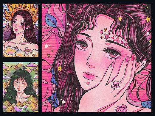 回归自然系列插画集合