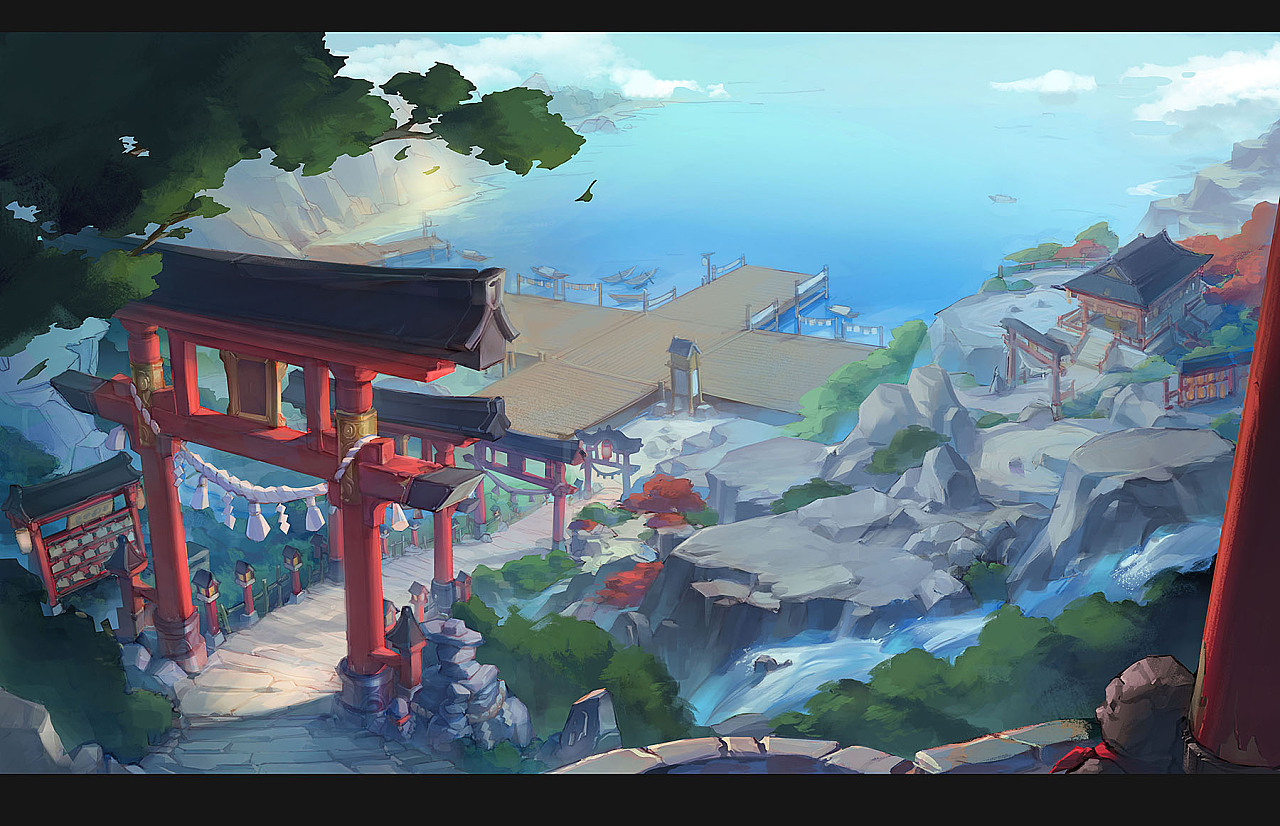 侍魂—新角色宣传kv设计