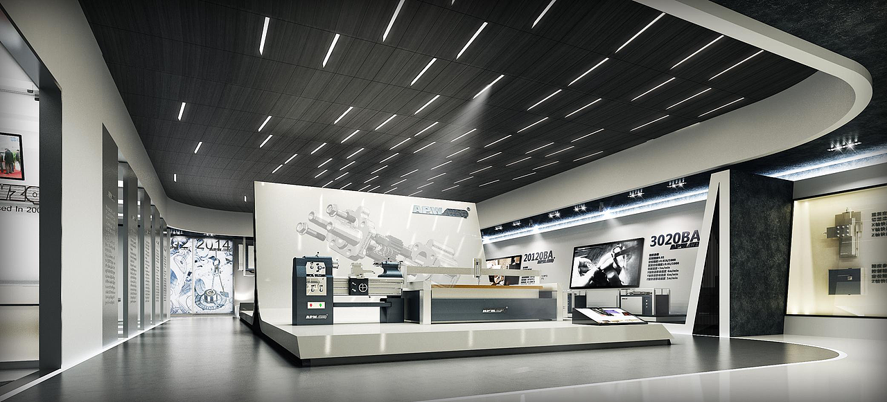 沈阳某制造工厂展厅设计方案（图ZMjU0NTg0OTU2） - 展陈设计 - 站酷设计师谢小唱原创素材 - 站酷ZCOOL