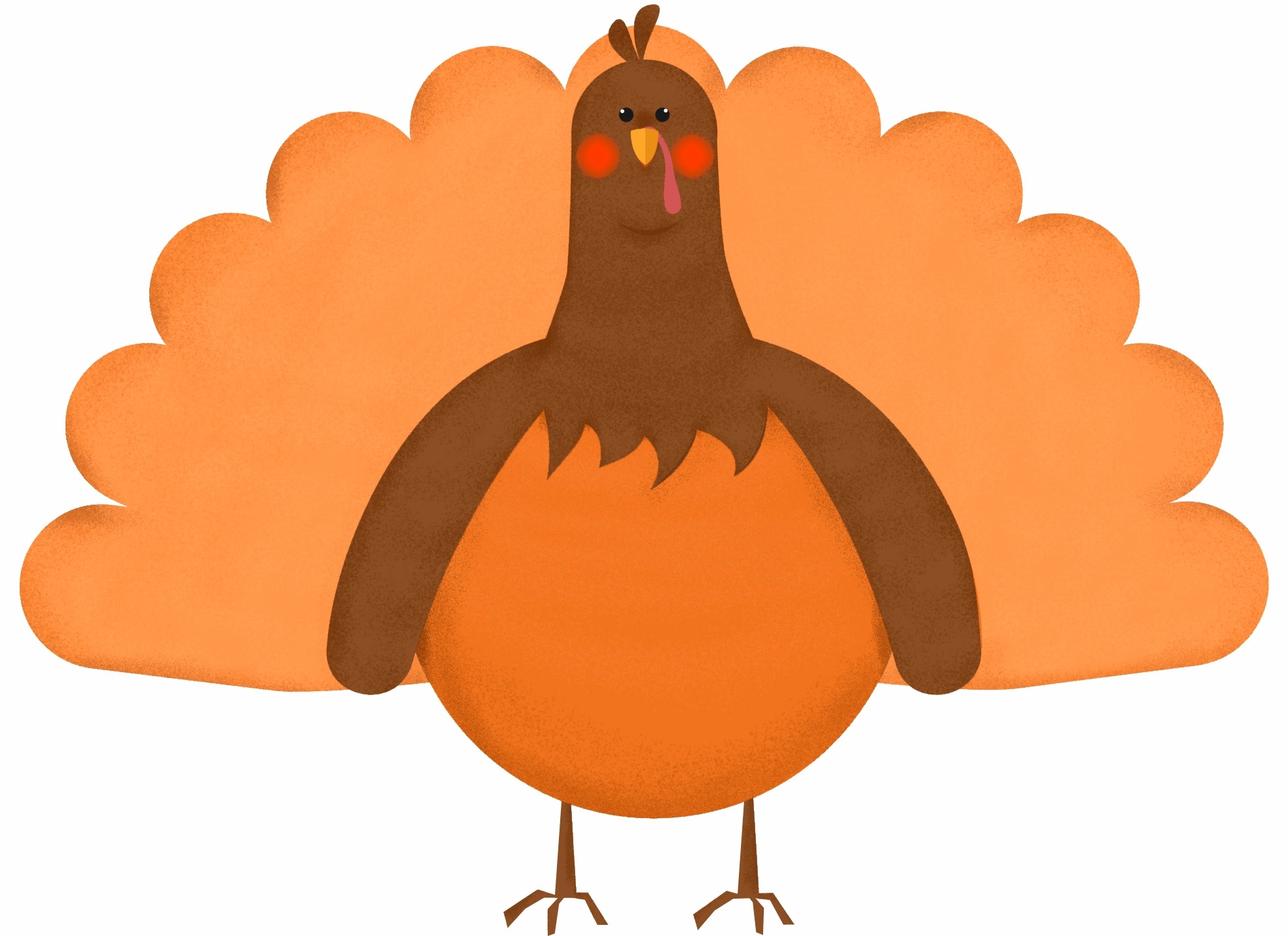 呆萌火鸡桑~|插画|插画习作|生小鹿鹿鹿 - 原创作品 - 站酷 (zcool)