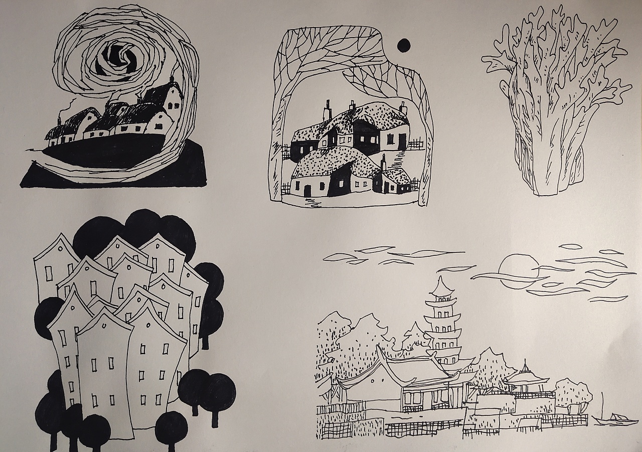 形式美的临摹练习|纯艺术|绘画|墨者文森 - 临摹作品 - 站酷 (zcool)