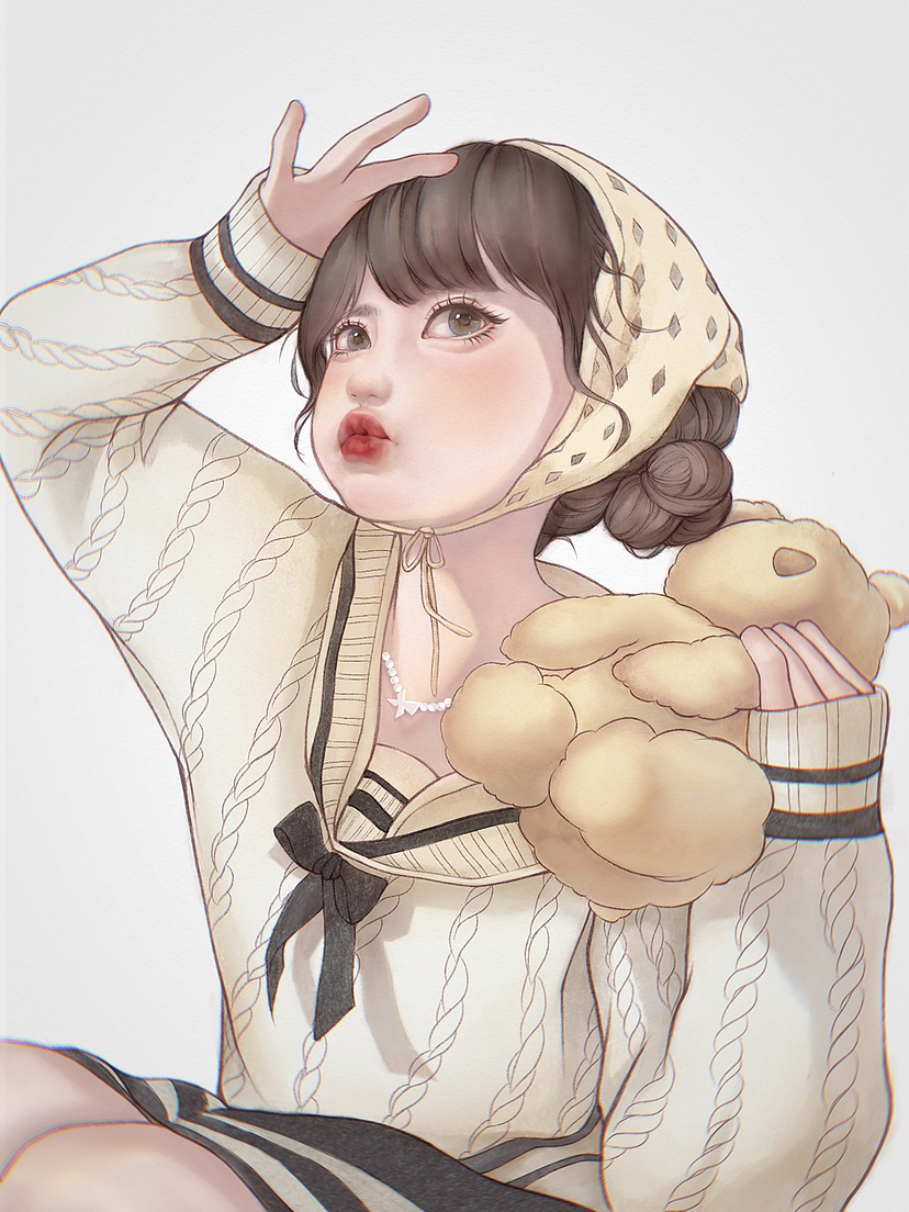 Procreate人物头像（图ZMzIwMDQ5MTI0） - 创作习作 - 站酷设计师Zuzikaka原创素材 - 站酷ZCOOL