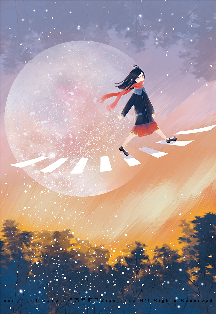  br>黄昏默默舞蹈 br>日月与我同辉 br>心中有路 br>大胆地向前走吧