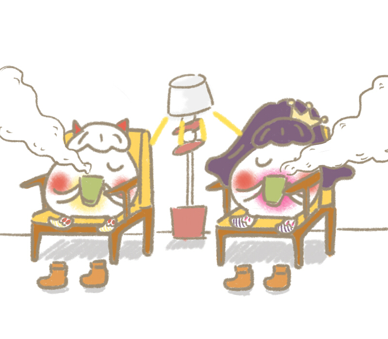 冬天的标准坐姿（图ZMTM4NTY3ODM2） - 艺术插画 - 站酷设计师丧基和废哈原创素材 - 站酷ZCOOL