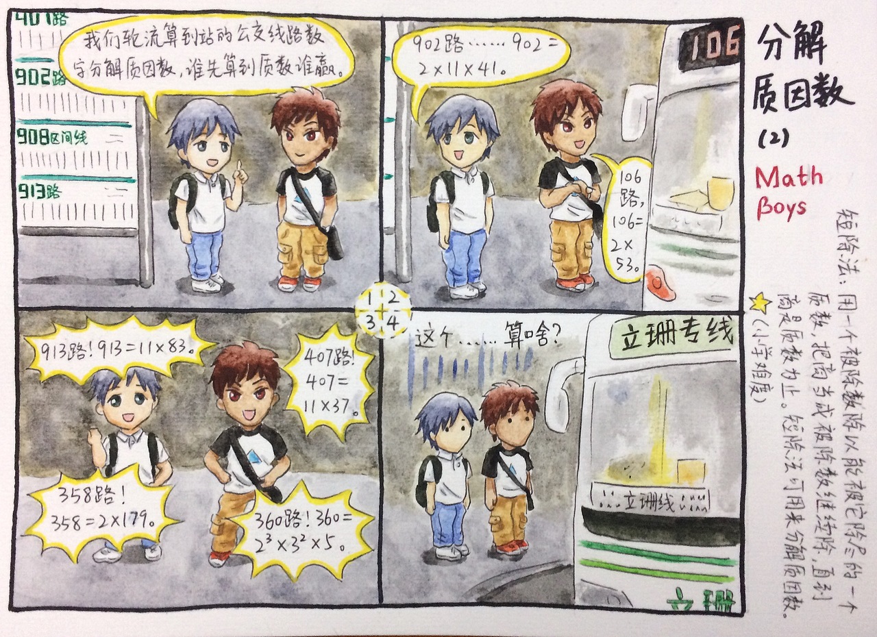 （3.14π节特作）数学少年（图ZMTQ5NjMyODA4） - 短篇/格漫 - 站酷设计师YoruXiao原创素材 - 站酷ZCOOL