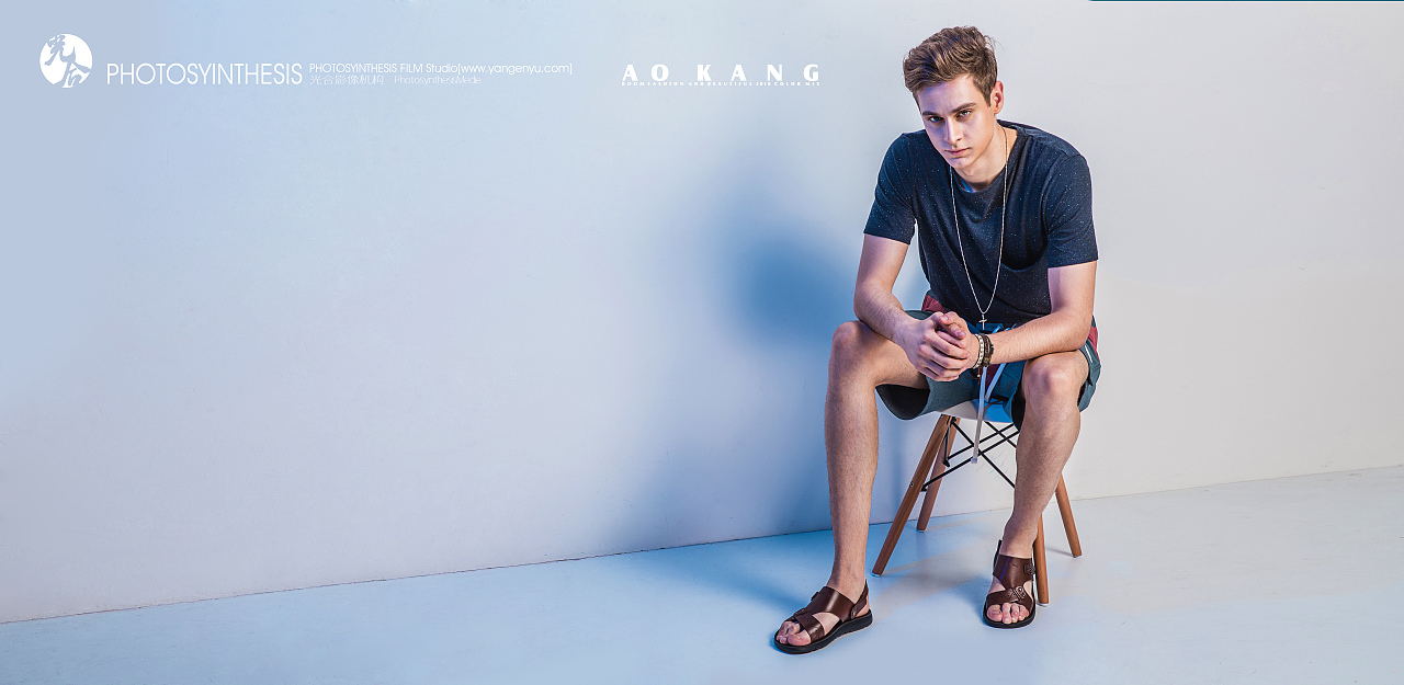 奥康夏款模特拍摄