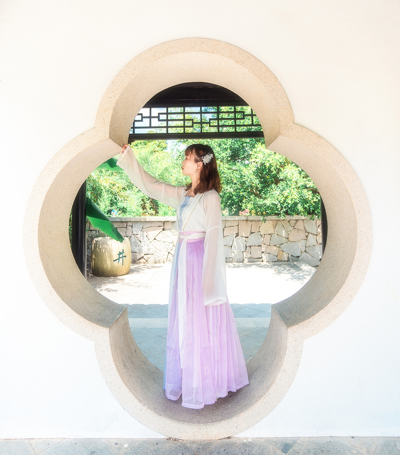 第一次拍摄汉服