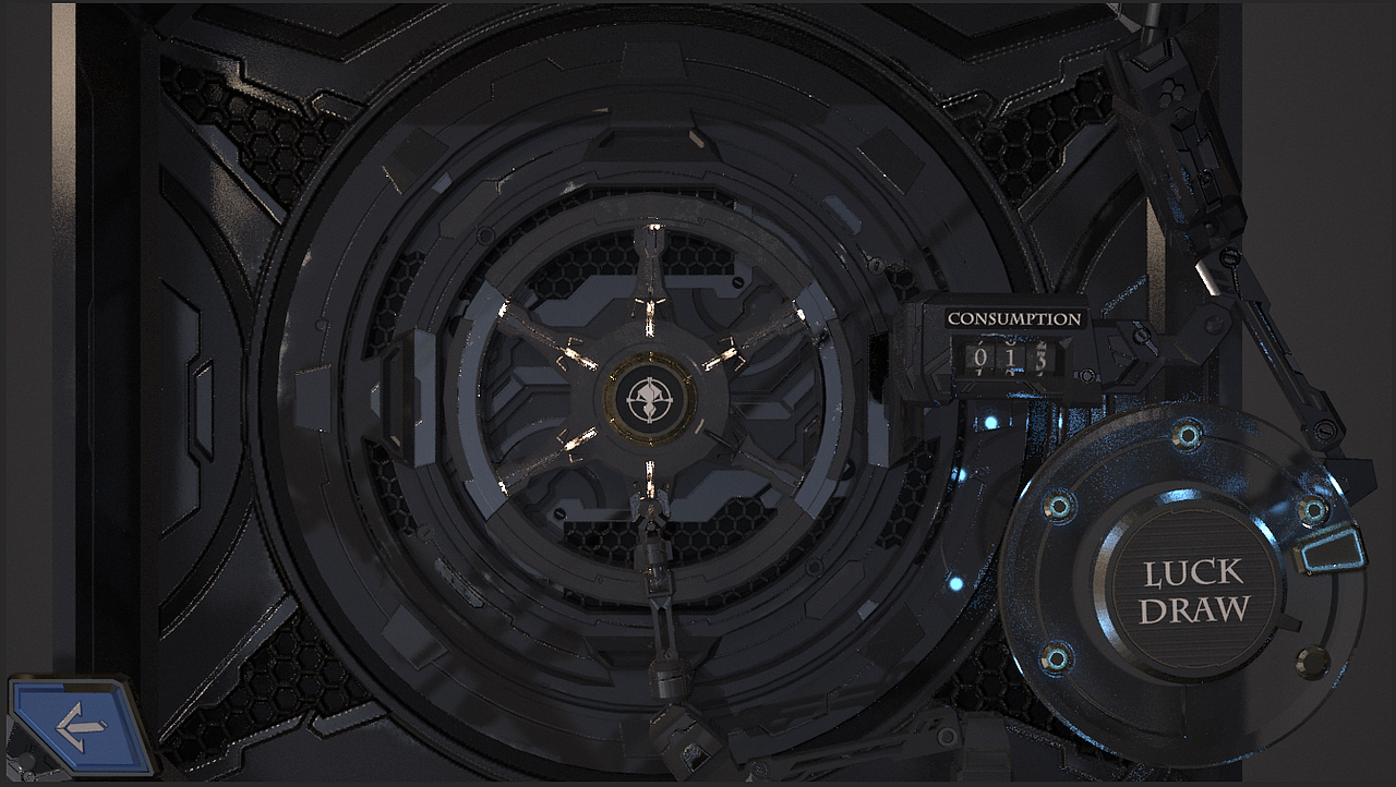 [UI设计]《天启联盟》3D抽卡交互视觉设计