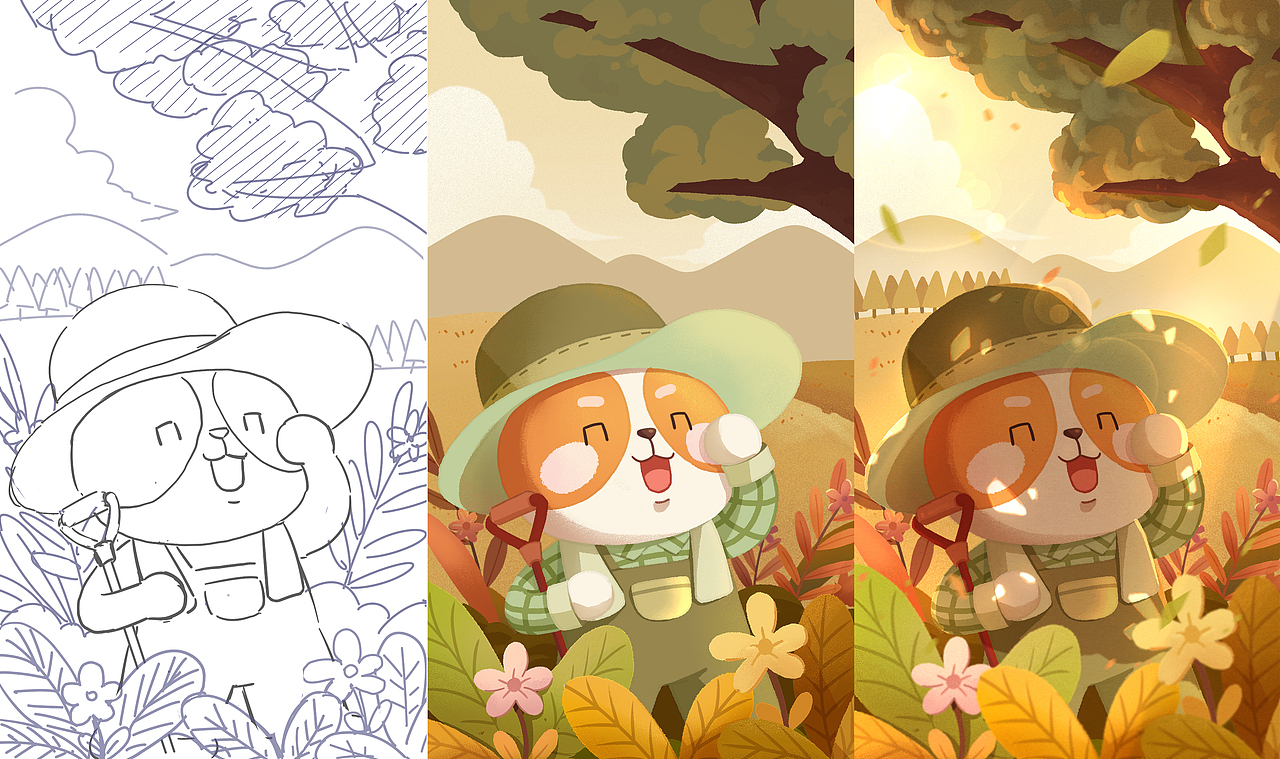 ip形象活动插画