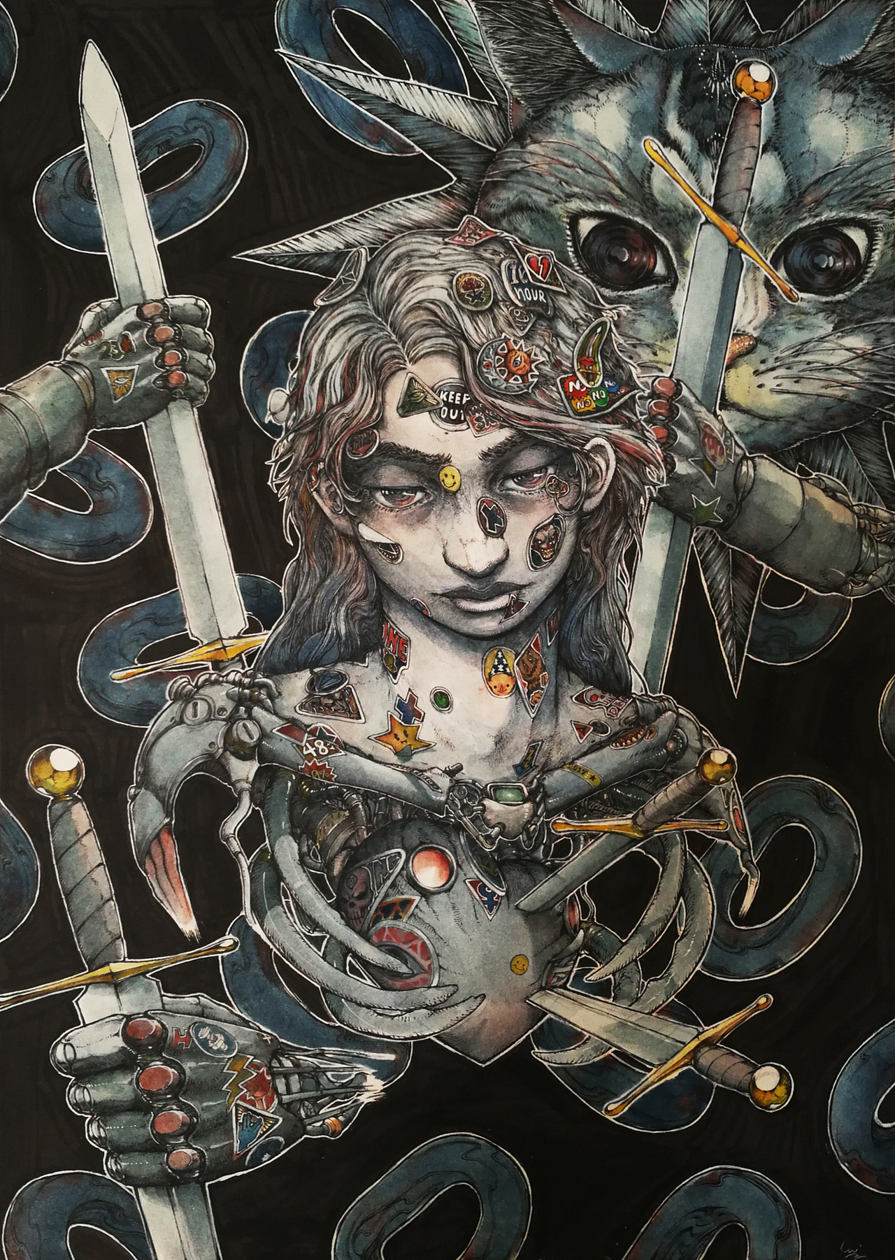 Determination 決心 2018-01（图ZMTA1OTU3NTQ4） - 艺术插画 - 站酷设计师我的药呢原创素材 - 站酷ZCOOL