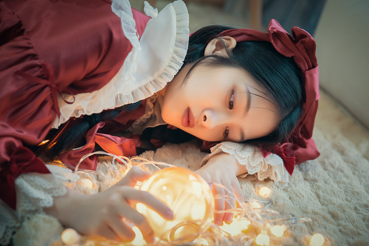 在画室给学生拍的一组Lolita写真