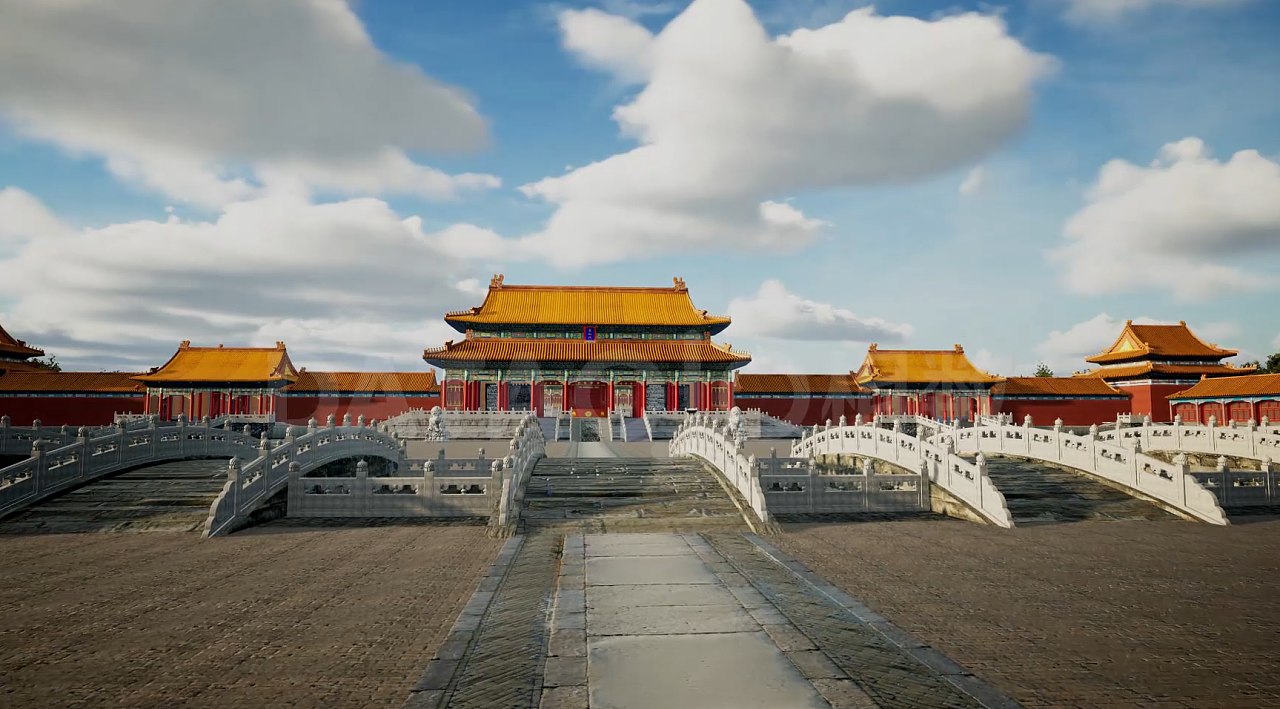 北京故宫3d可转全景图图片
