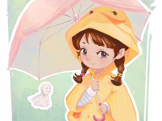 下雨了