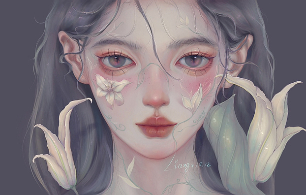 Ipad画画 |少女插画系列
