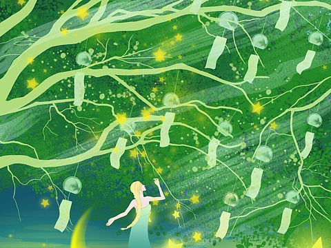 春天的氣息（個人主頁-ZNjQ2MTI3OTY=） - 商業(yè)插畫 - 站酷設(shè)計師Snow的畫原創(chuàng)素材 - 站酷ZCOOL