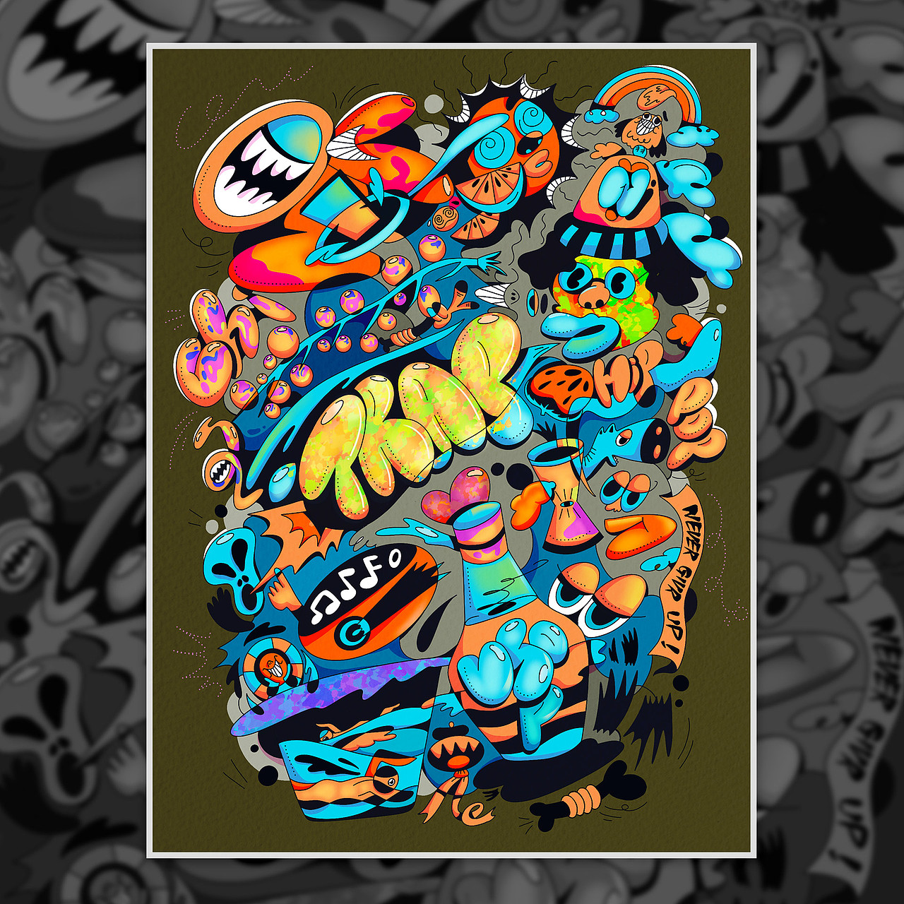 后迷墙时代系列插画（图ZMjE3NjQ2OTI0） - 新锐潮流插画 - 站酷设计师昭元蛋白原创素材 - 站酷ZCOOL